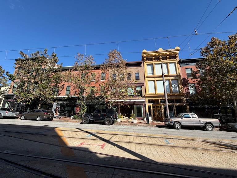 Baltimore Mayor Brandon Scott’s administration has proposed buying a series of buildings in the 400 block of North Howard Street to use as transitional housing for the homeless in Baltimore, Md. Thursday, October 08, 2026.