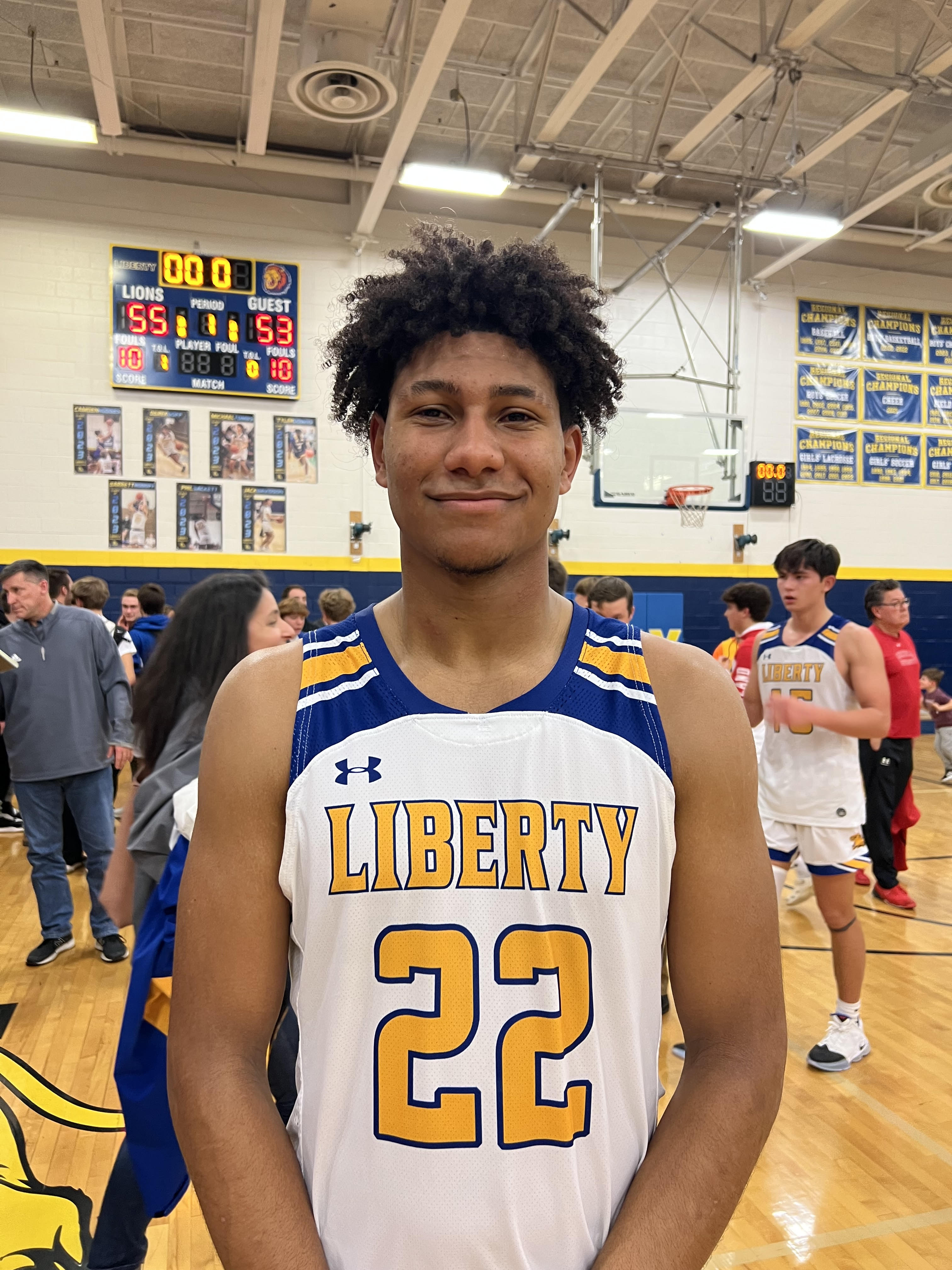 Phil Sackett helped Liberty rallied to a big victory Tuesday evening. Sackett finished with 11 points as the Lions defeated Century, 55-53, in a Carroll County Athletic League contest in Eldersburg.