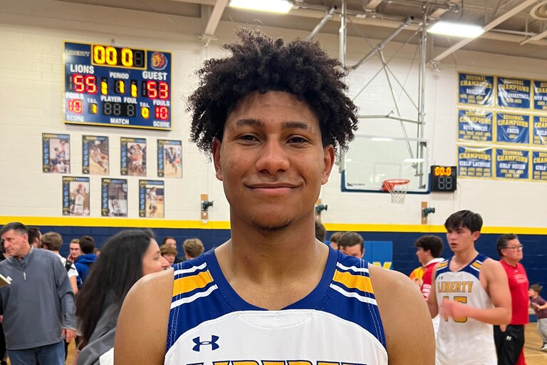 Phil Sackett helped Liberty rallied to a big victory Tuesday evening. Sackett finished with 11 points as the Lions defeated Century, 55-53, in a Carroll County Athletic League contest in Eldersburg.