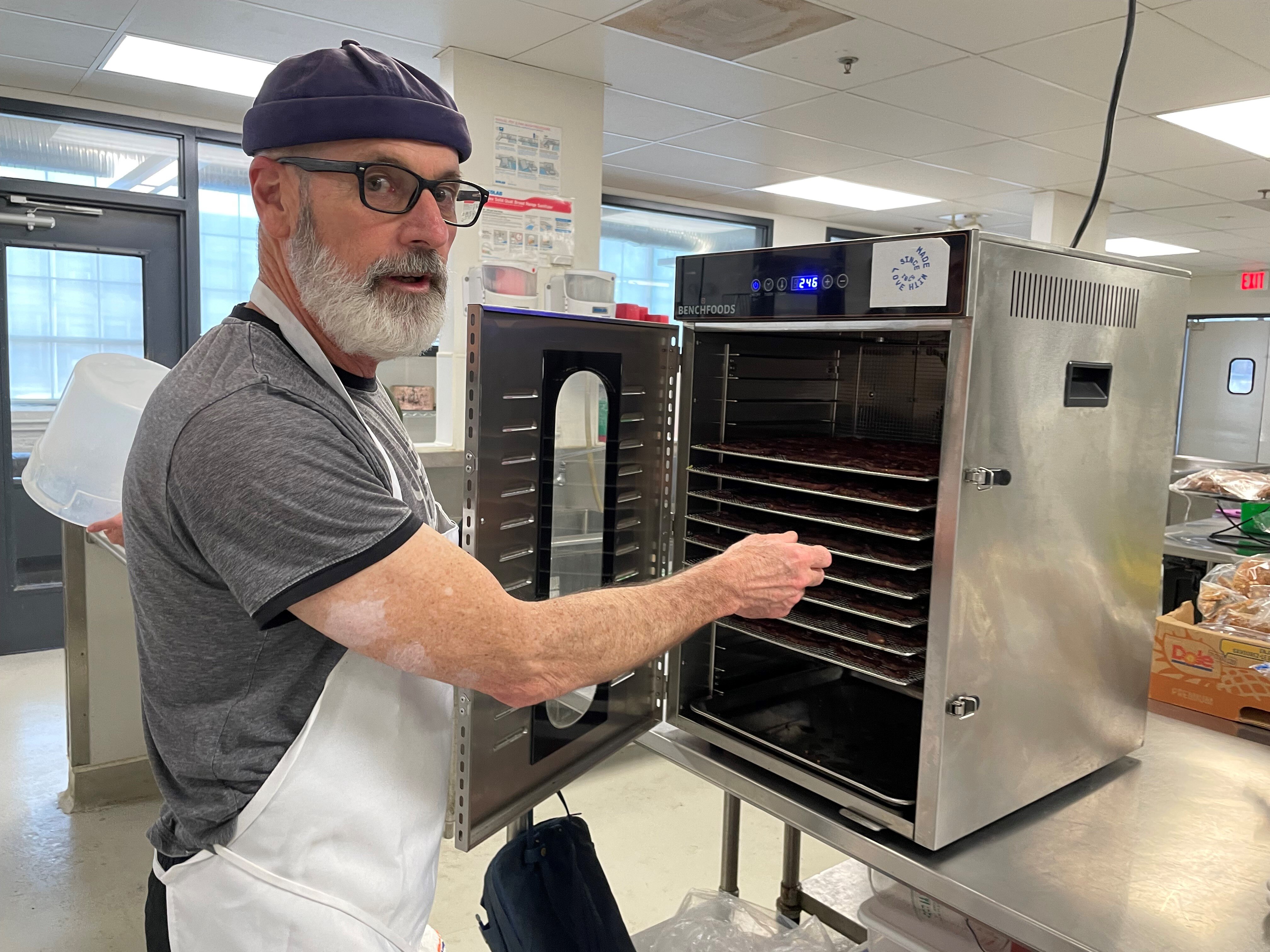 Adam Kaufman is the man behind the Jewish Jerky brand, which has been selling four flavors of the dried, spicy snacks.