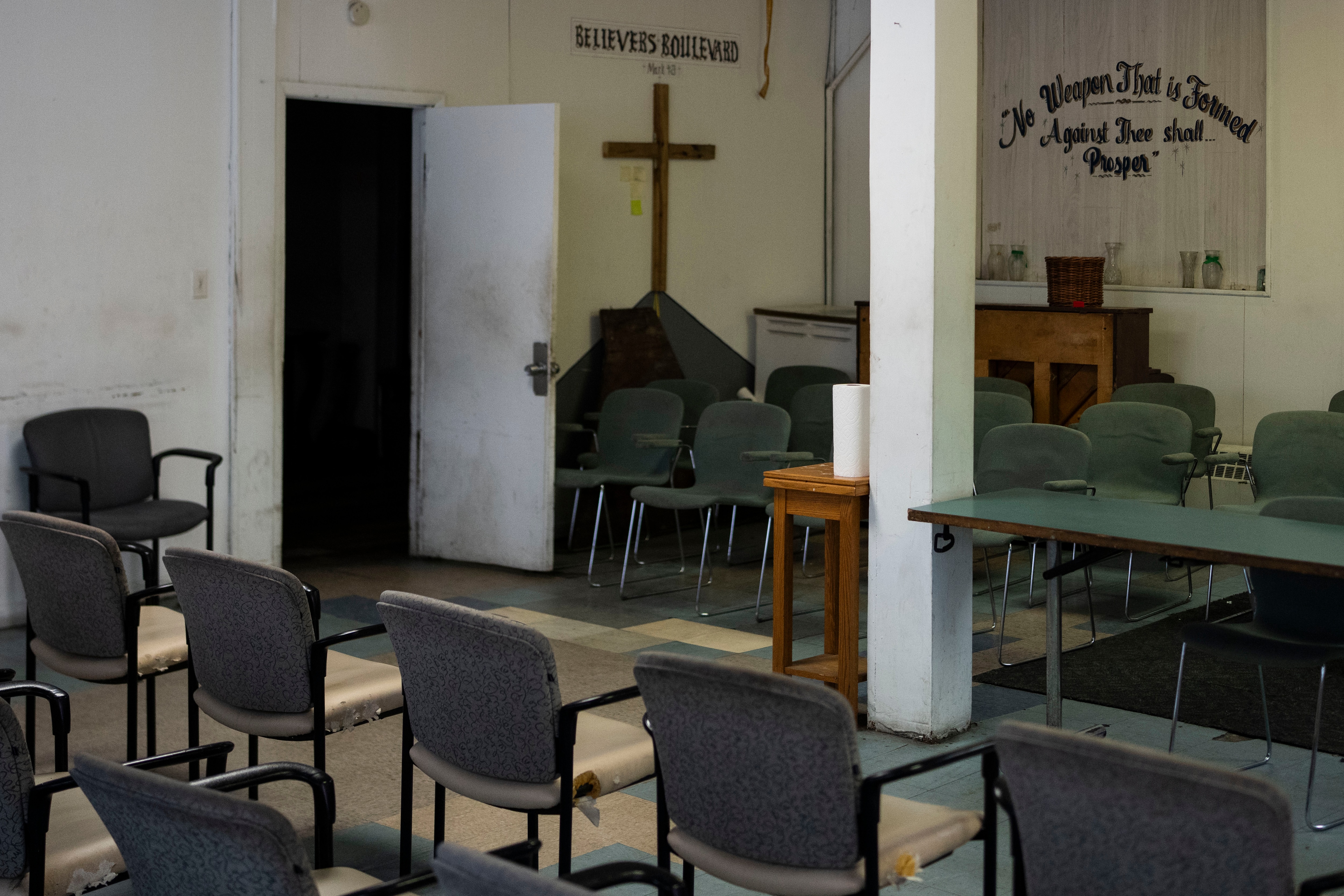 Conservative YouTube content creator Nick Shirley was confronted at Penn North’s Simmons Memorial Baptist Church on Thursday.