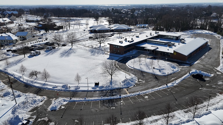 To make the 96-acre campus safe, facilities staff at the Maryland School for the Blind had to clear thousands of feet of sidewalk, a four-day task that only got harder as fluffy snow quickly turned into sheets of ice.
