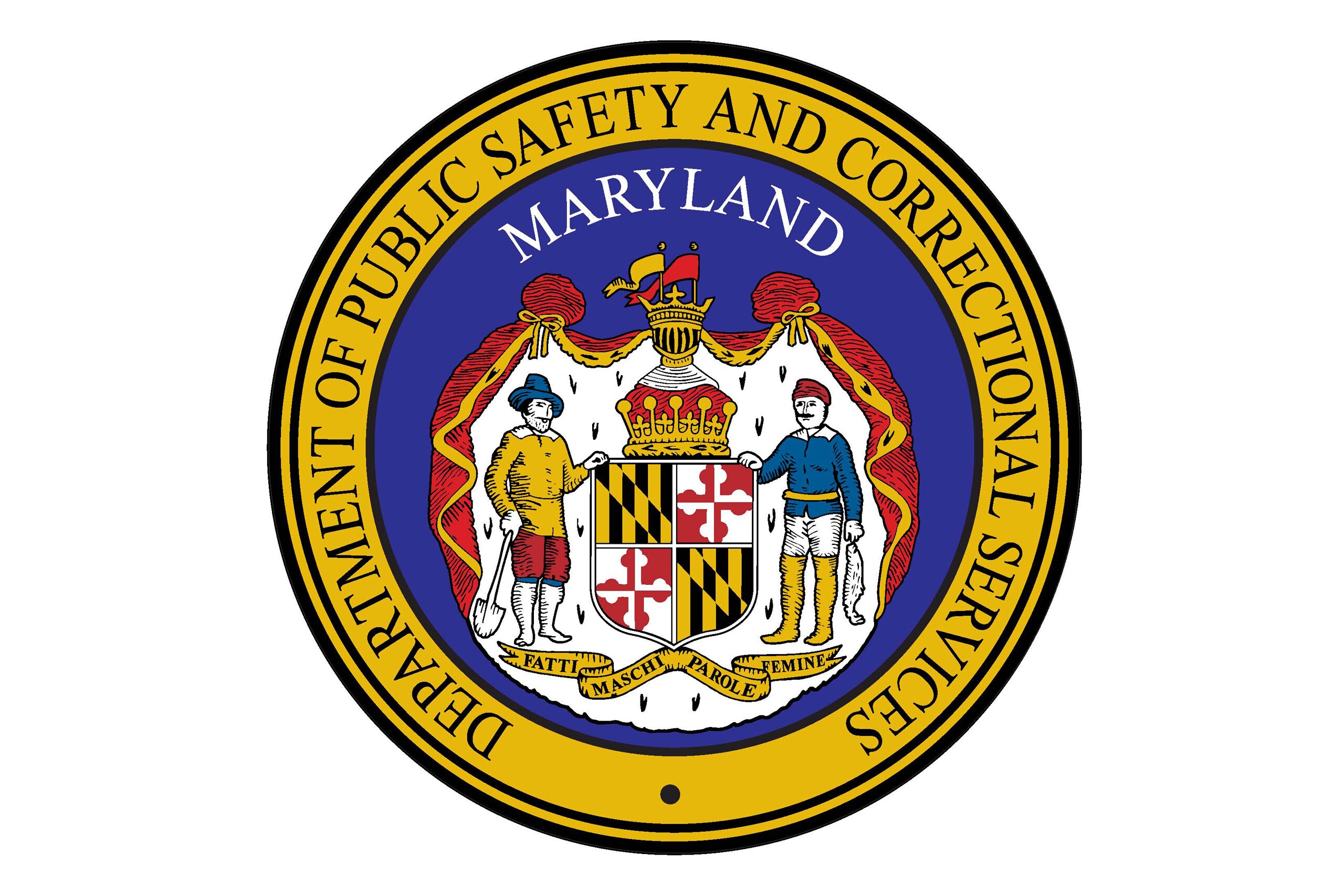 The State of Maryland's Department of Public Safety and Correctional Services seal.