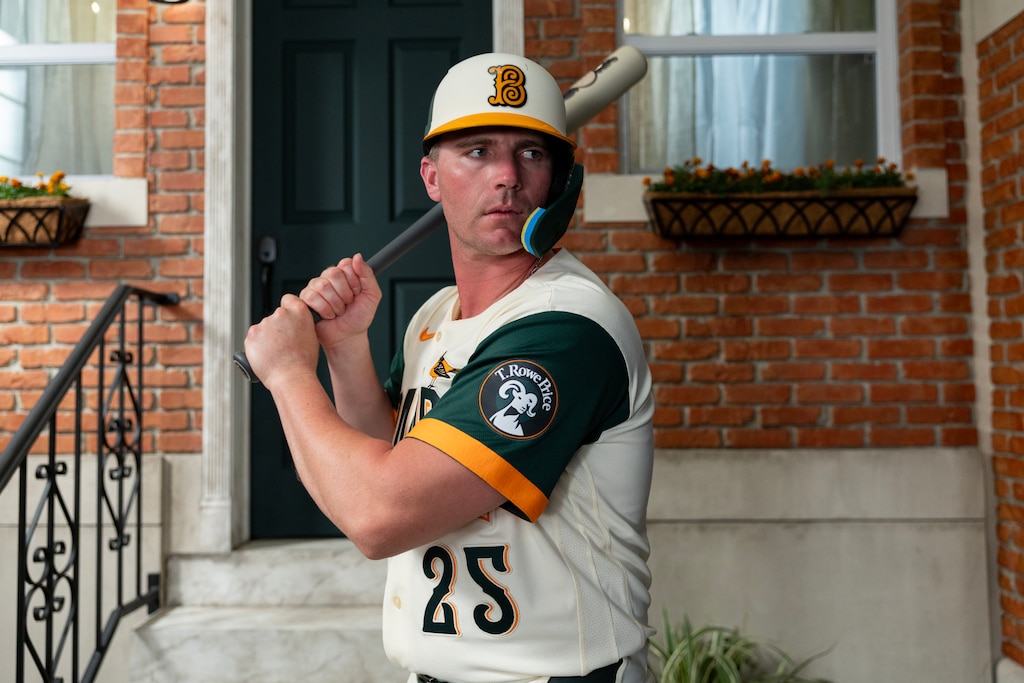 The Baltimore Orioles’ new City Connect uniforms feature green sleeves, matching the seats and an historic “B” logo that stems from the 1890s Baltimore Baseball Club.