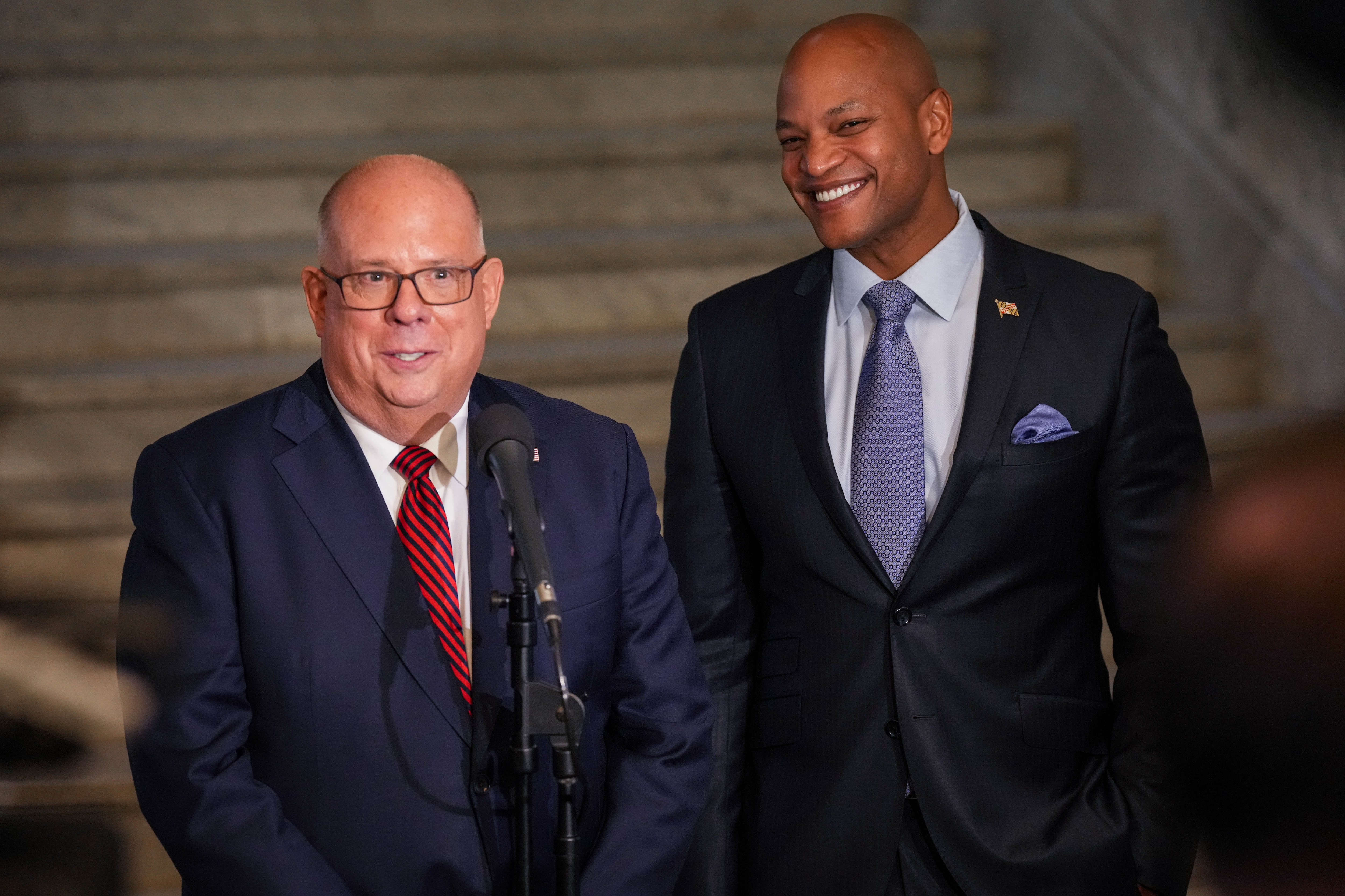 An early 2026 poll finds former Gov. Larry Hogan isn’t much of a challenge for current Gov. Wes Moore.