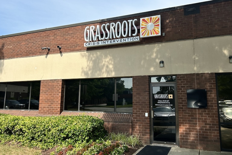 The exterior of the building at Grassroots.
