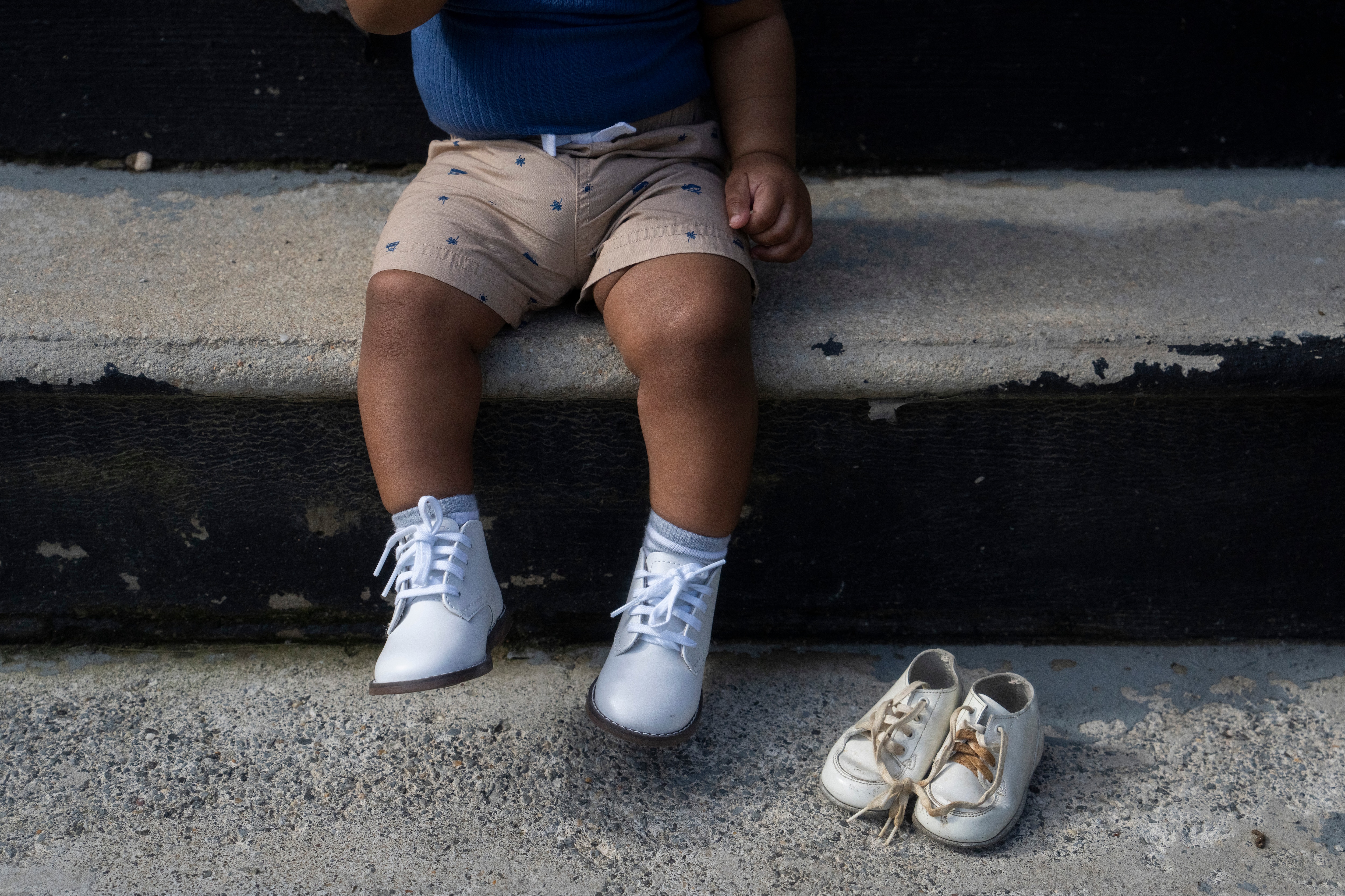 Jasmine Vaughn-Hall bought her son his first pair of shoes from the same Baltimore shop where her parents bought her first pair years ago.