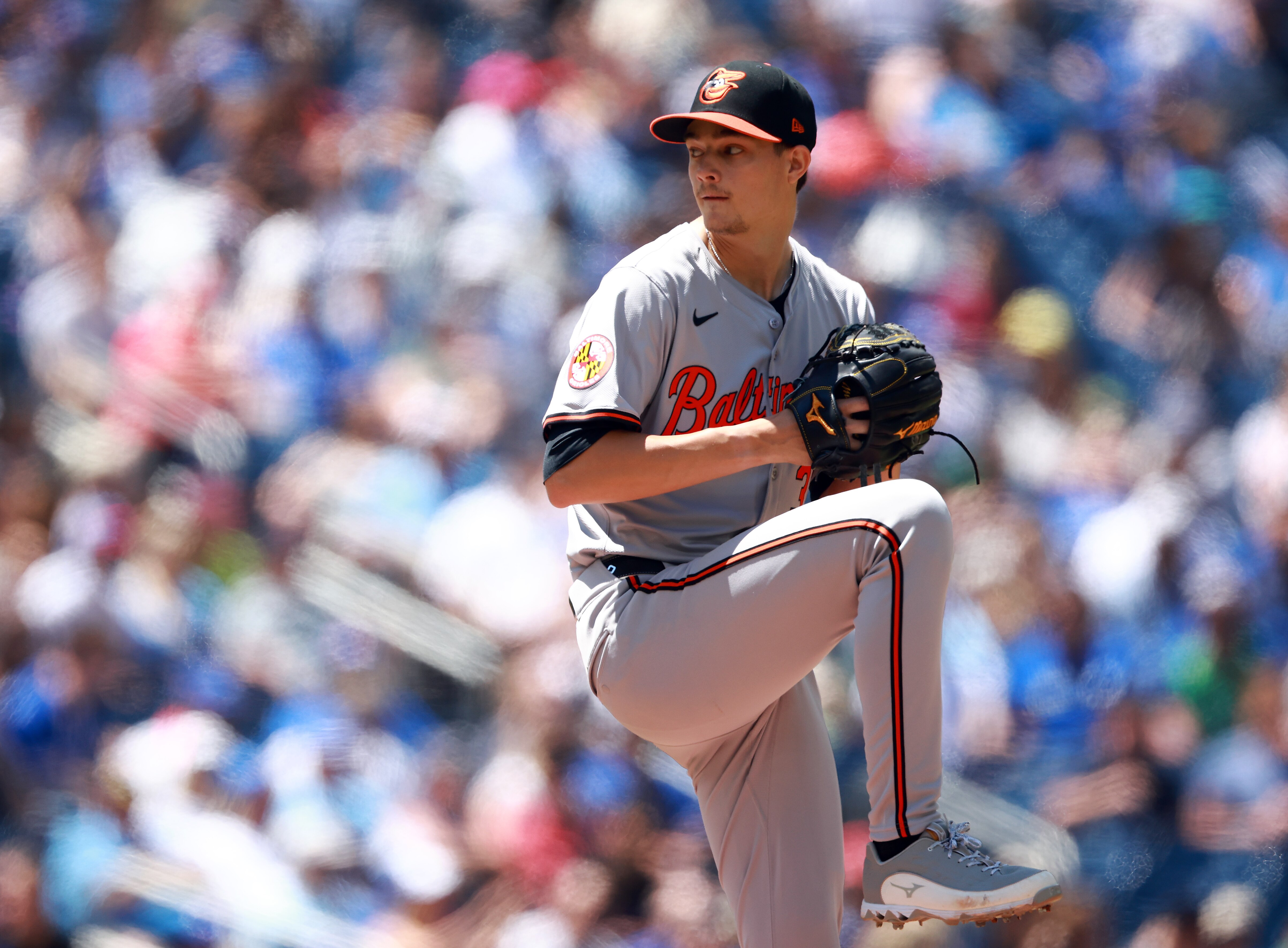 Cade Povich pitched six scoreless innings in his second start for the Orioles on Wednesday night, and he faced another former Nebraska pitcher.