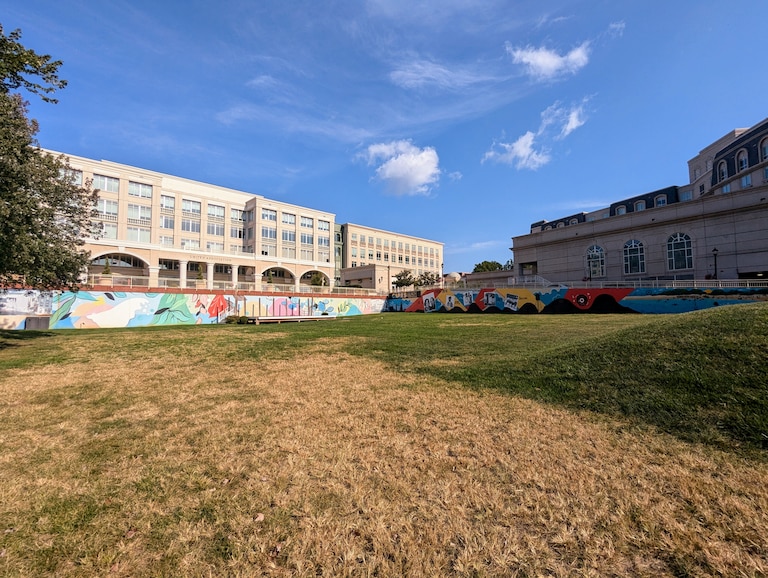 The lot at Park Place is empty on Sept. 14, 2024.