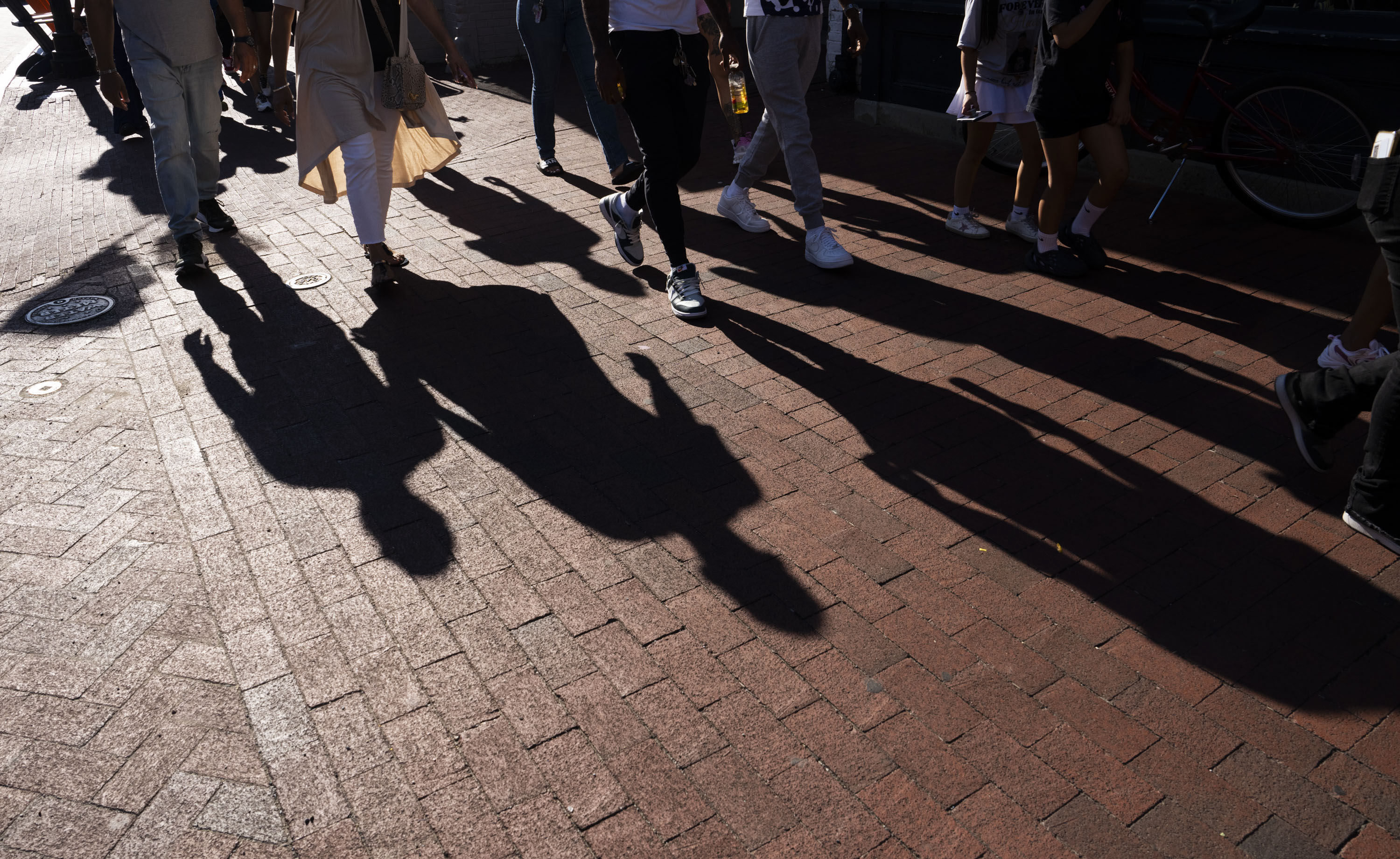 Loved ones of Mario Mireles Ruiz, his father Nicolas Mireles, and their friend Christian Marlon Segovia Jr. walk towards City Dock for a vigil in 2024.