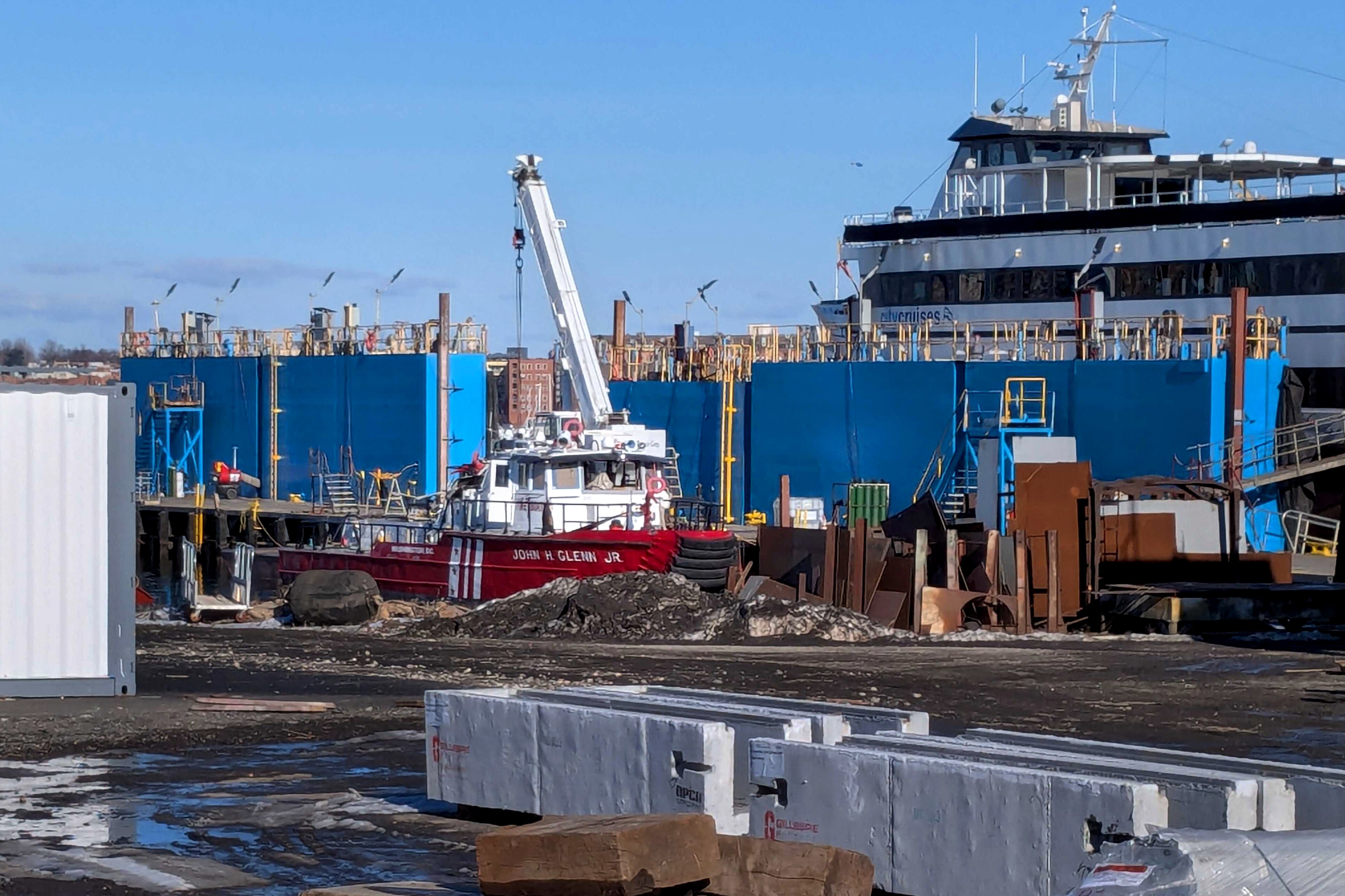 For decades, the John Glenn has broken ice up and down the Potomac River. For at least two years, it's been at the General Ship Repair Corp. in Baltimore.