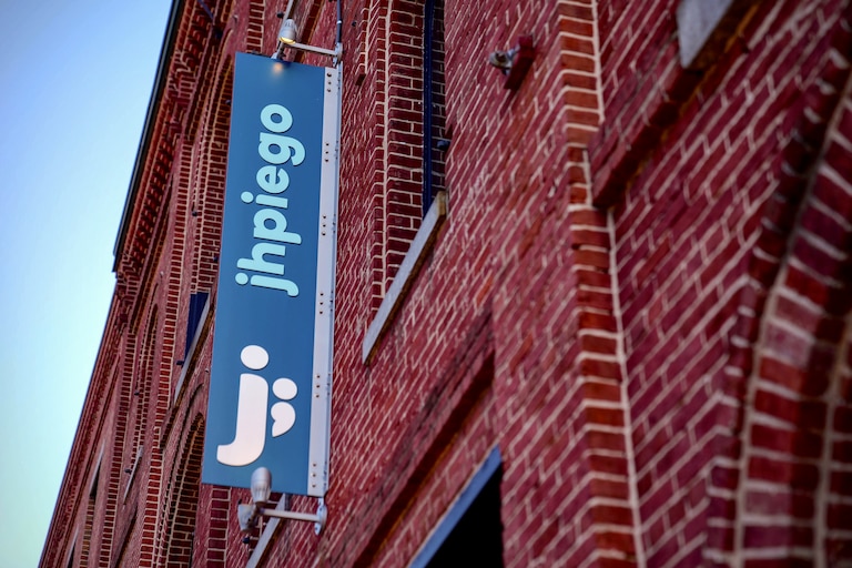 The Jhpiego headquarters in the Fells Point neighborhood of Baltimore, Md. on Tuesday, February 4, 2025.