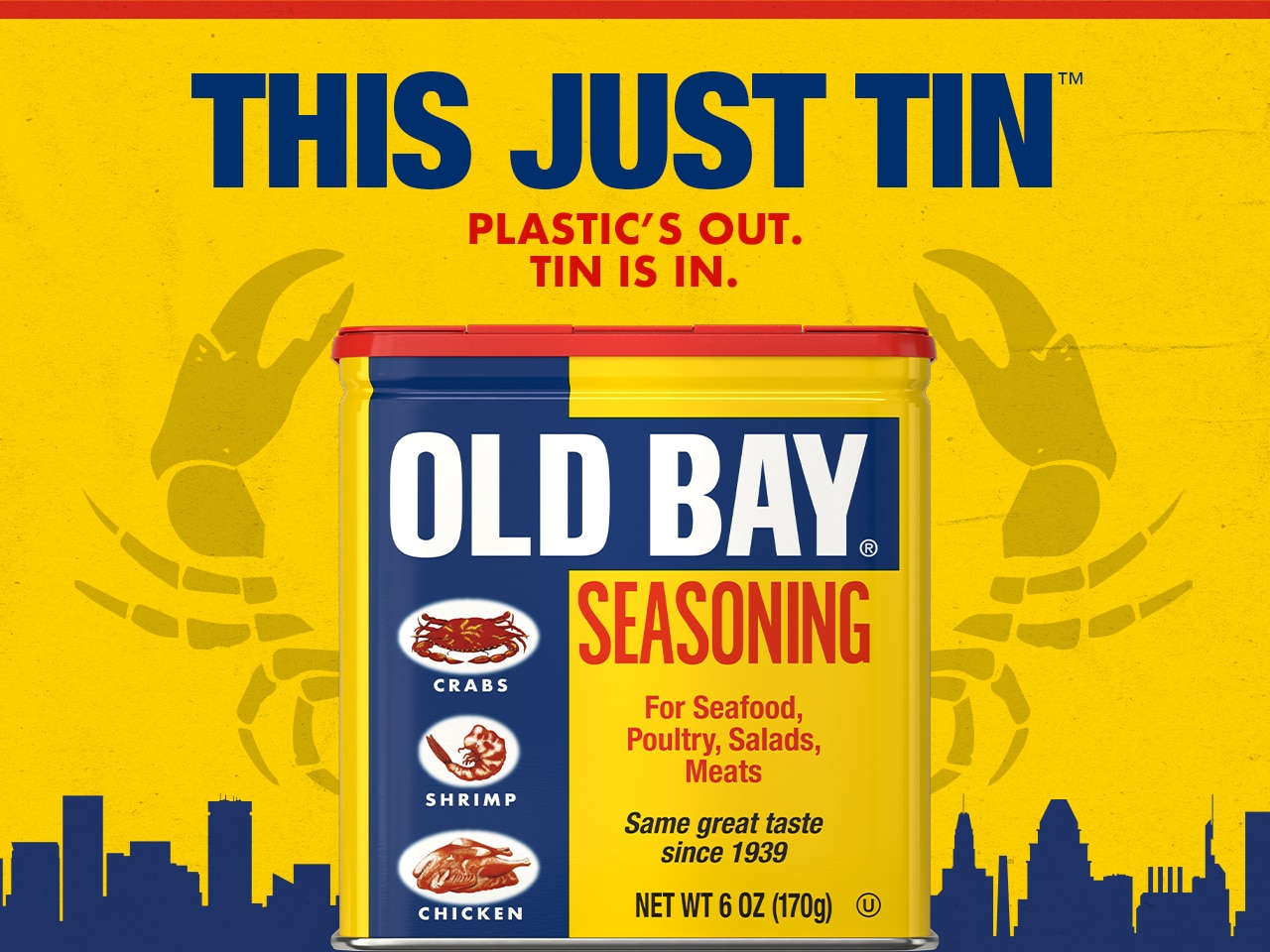 Old Bay is switching back to tin packaging.