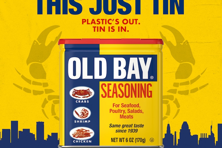 Old Bay is switching back to tin packaging.