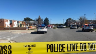 The Baltimore Police Department is on scene of a Police Involved Shooting in the 3900 block of Erdman Avenue on Oct. 22, 2026.