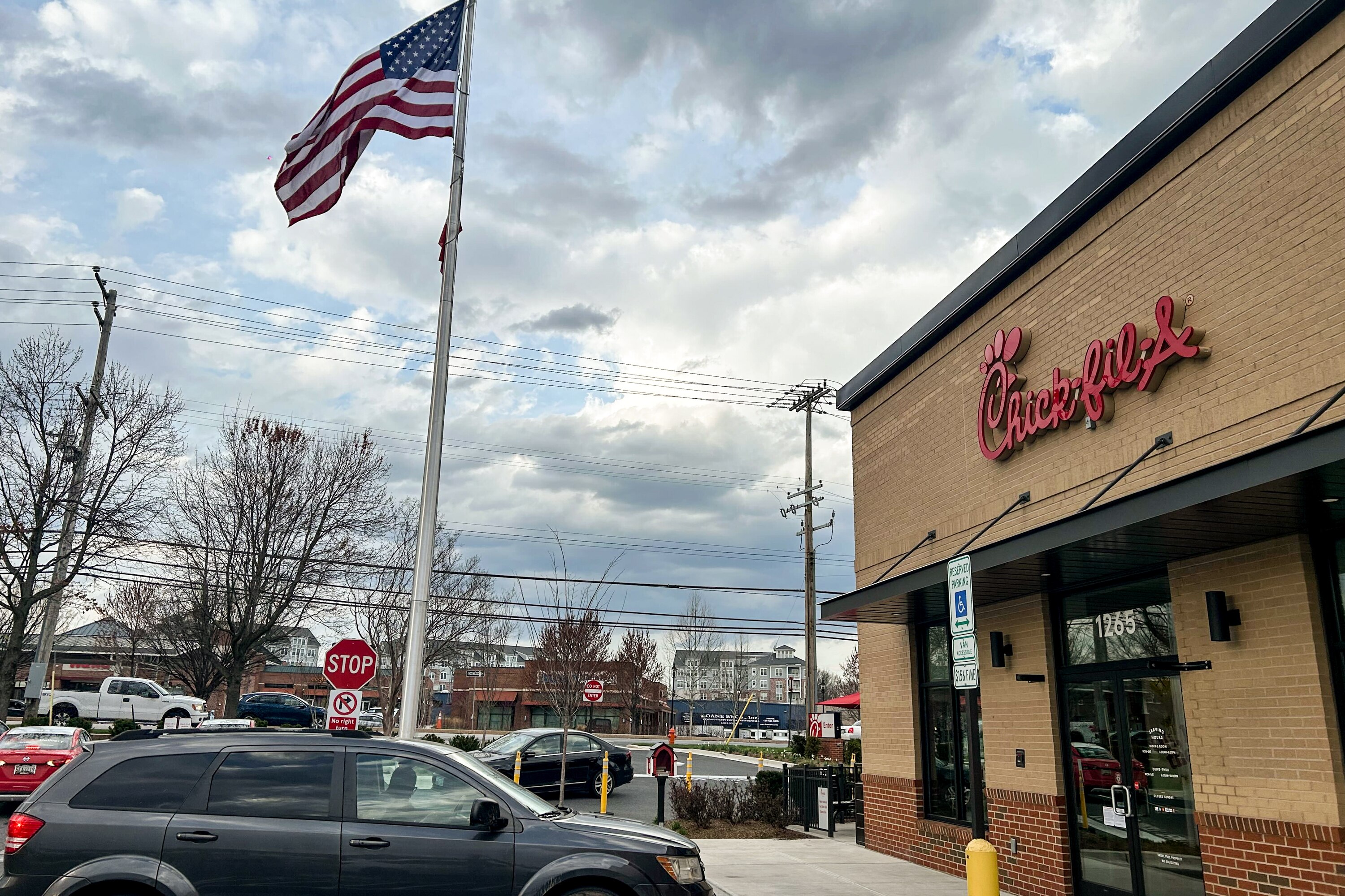 The Chick-fil-A at Towson Place is shown. Anne Arundel County has rejected a plan for a restaurant at the intersection of Arnold Road and Route 2, near the U.S. 50 interchange. 