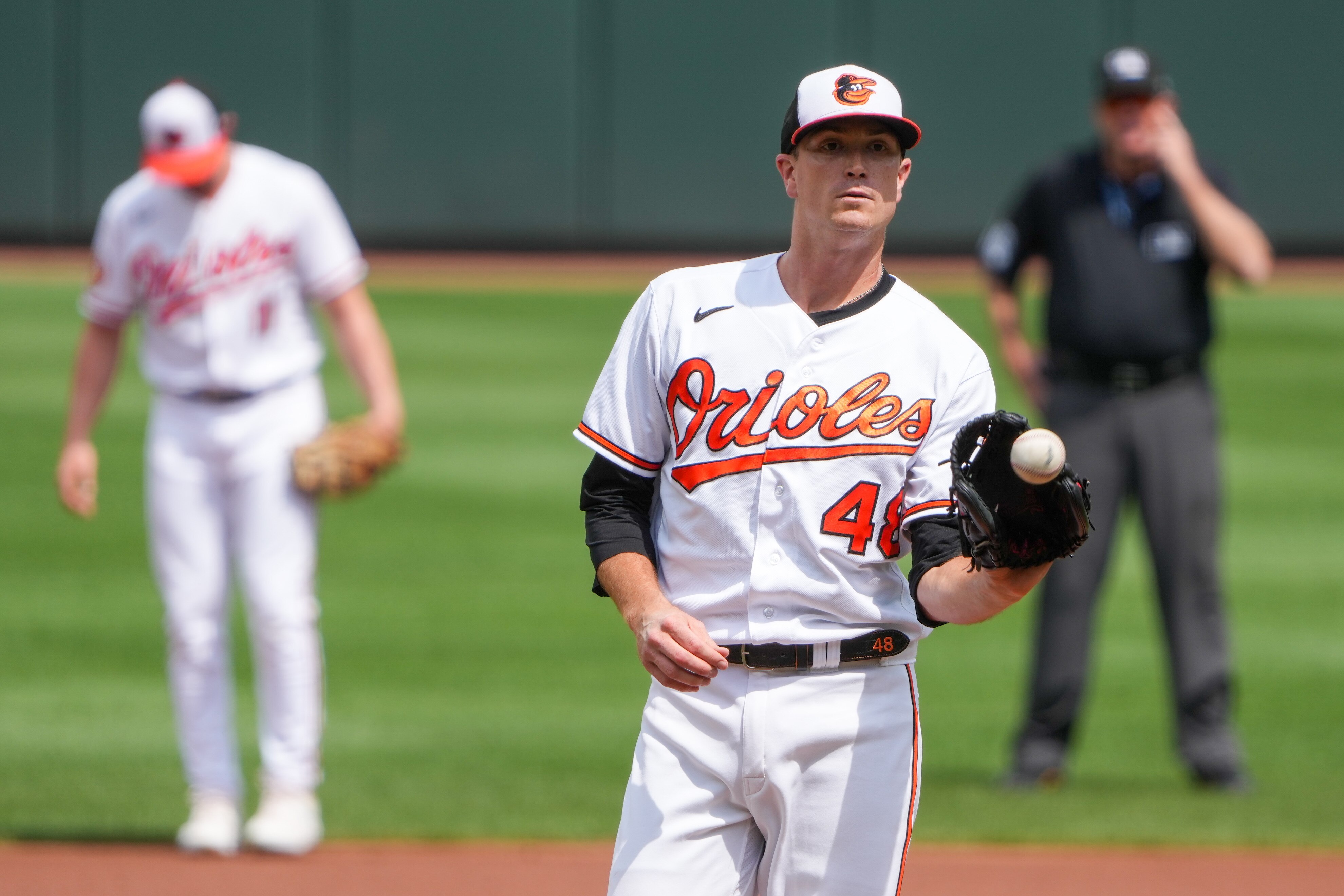 Kyle Gibson allowed seven runs on nine hits in 4 1/3 innings of Wednesday's 10-5 loss to the White Sox at Camden Yards.