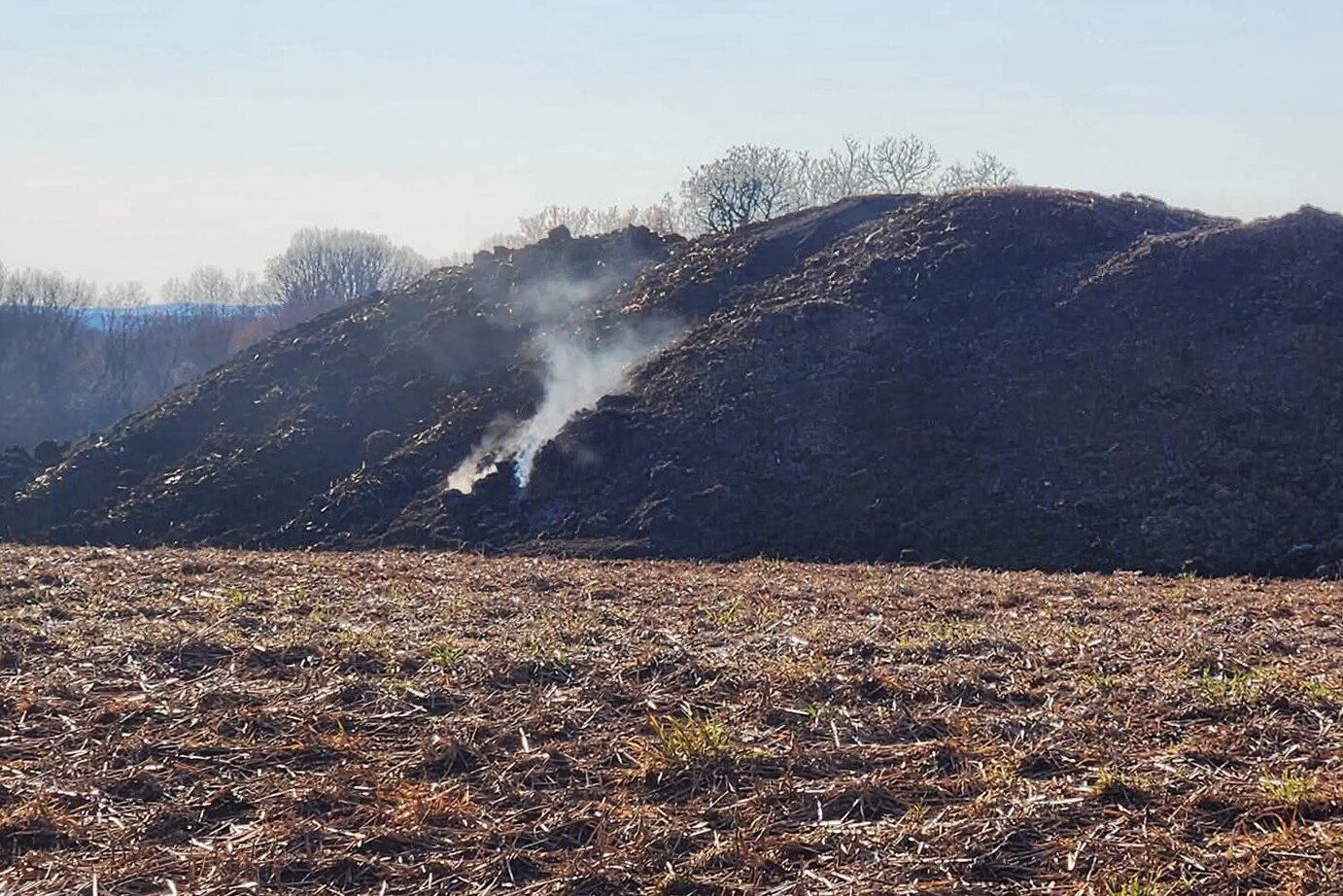 The Jacksonville Volunteer Fire Company made a plea on social media for fewer calls about smoking manure and fertilizer piles near Old York Road.
