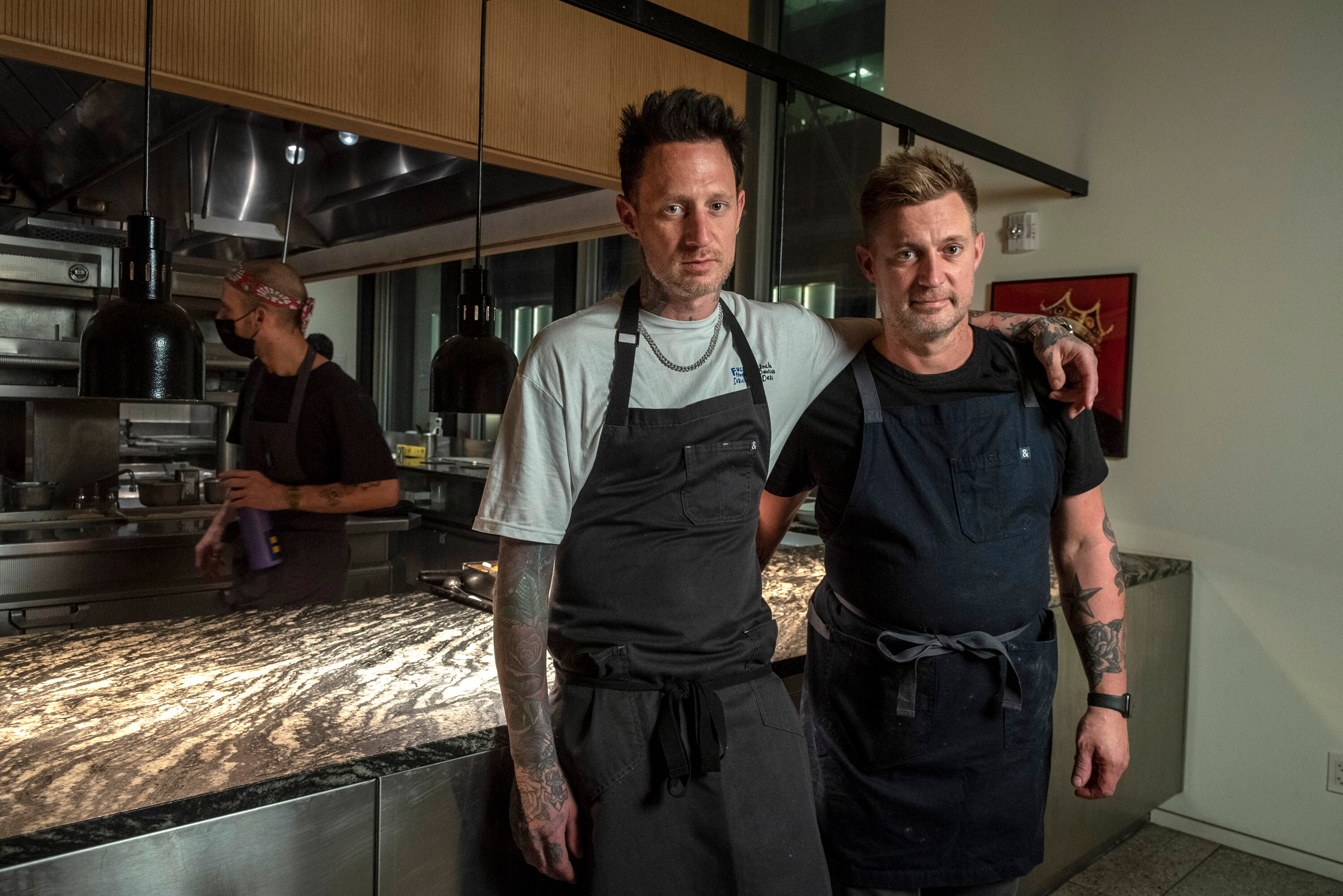 Bryan Voltaggio, right, is back in Frederick — and this time, he’s with his brother, Michael.