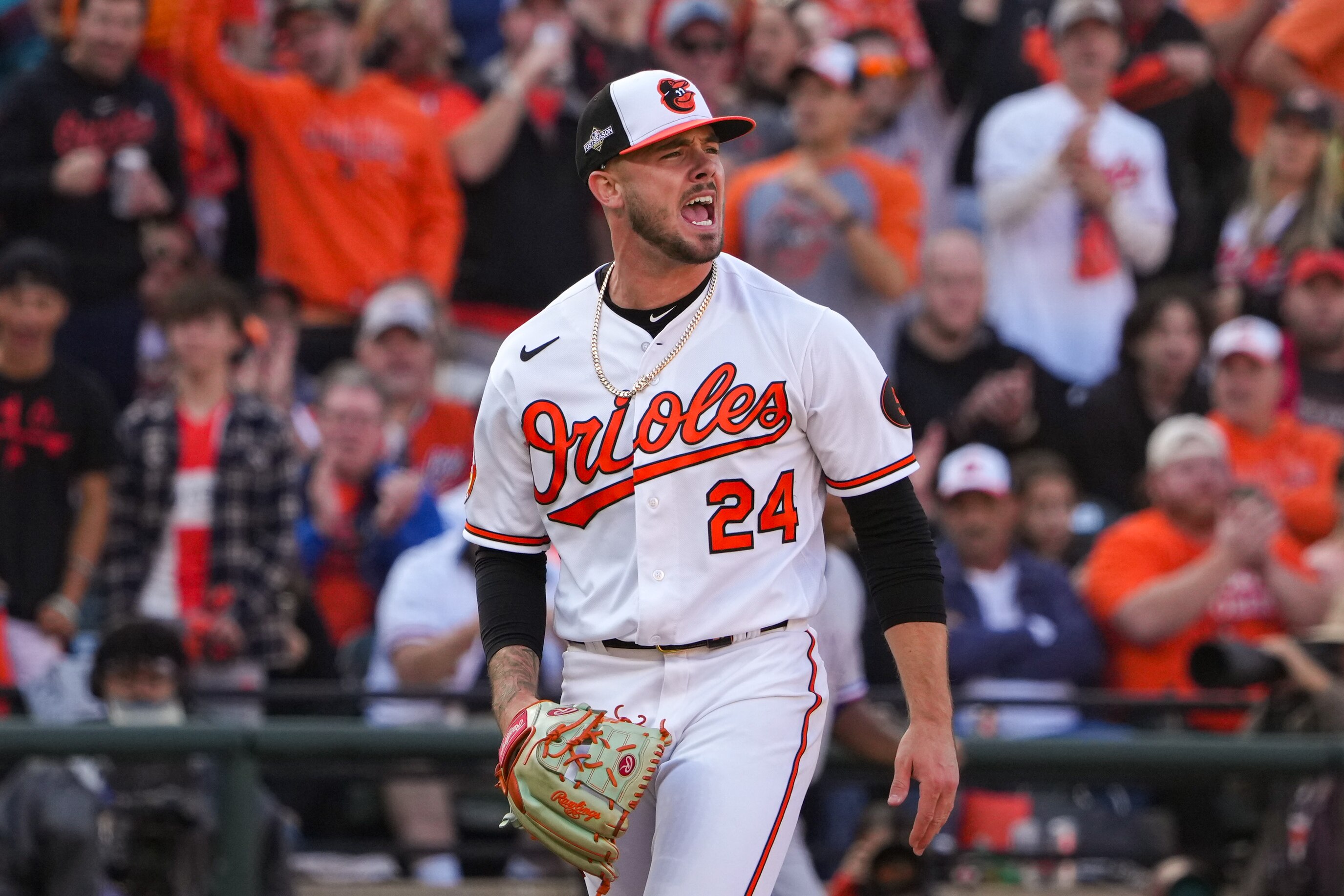 The Orioles drafted pitcher DL Hall, now with the Milwaukee Brewers, in the first round in 2017.