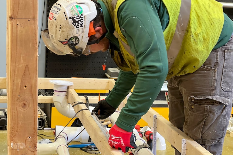 WEDNESDAY, OCTOBER 7, 2026 - Plumbing and electrical apprentices gathered at ABC CraftMasters Academy in Beltsville for a construction skills competition.