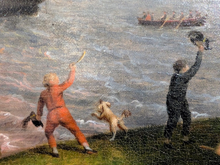 "The Burning of the Peggy Stewart" by James Peale has resurfaced, more than 175 years after it was last documented. Peale was living in Annapolis at the time of the Revolutionary act in 1775.