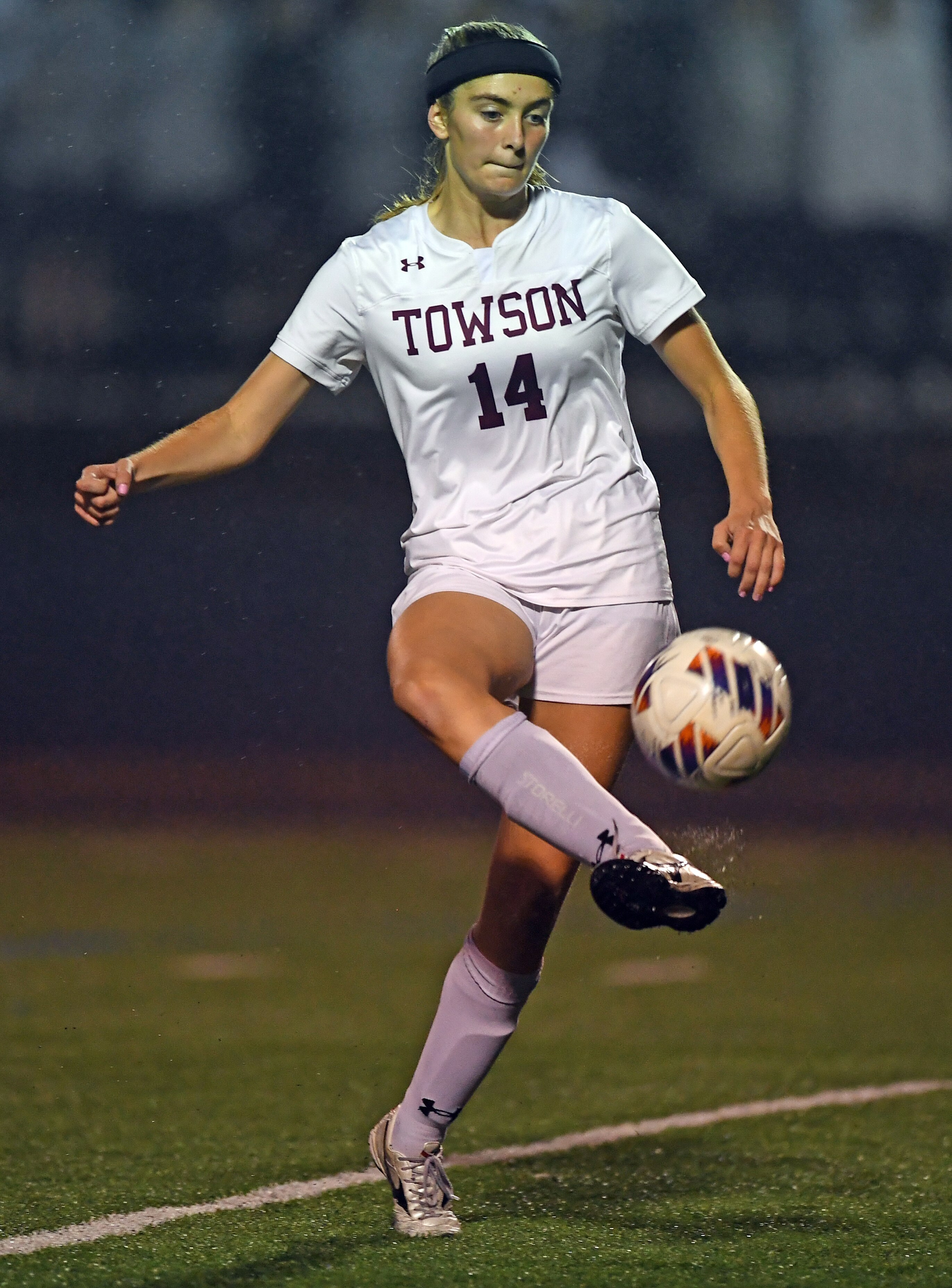 After losing in Tuesday evening's Baltimore County final, Towson and Estelle Gerber rebounded Wednesday with a 6-0 victory over Aberdeen in a Class 3A North Region opening round match.