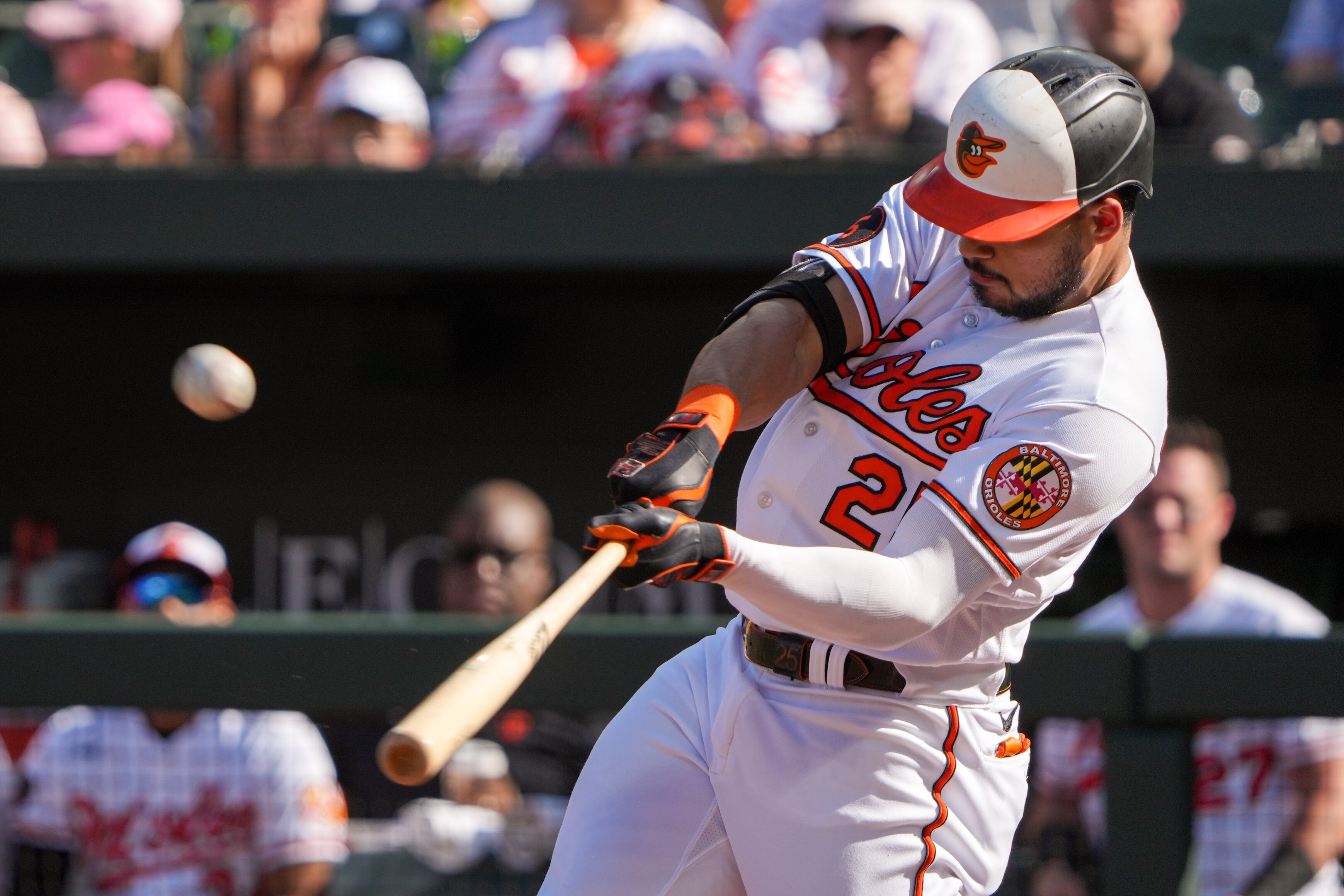 Orioles right fielder Anthony Santander went 1-for-4 in the final game of the regular season.
