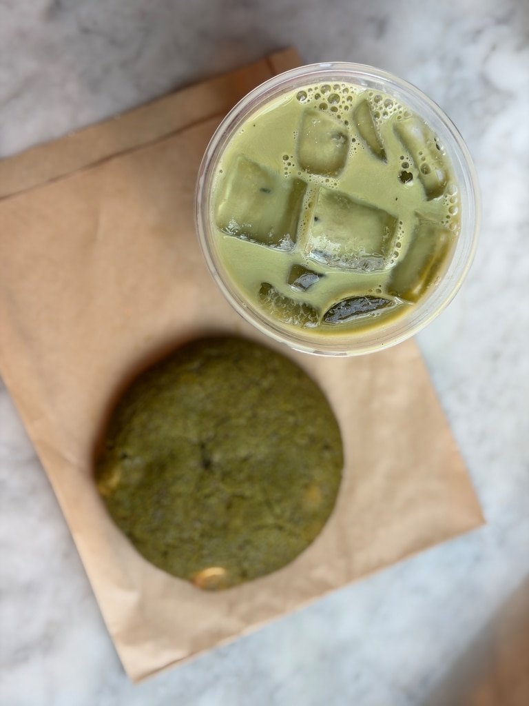 Try a white chocolate matcha cookie at Dooby's in Mount Vernon.