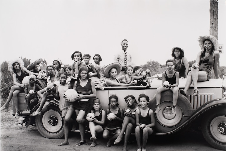 Picnic Group, Highland Beach, Maryland c. 1931, printed 1982. Gelatin silver print.