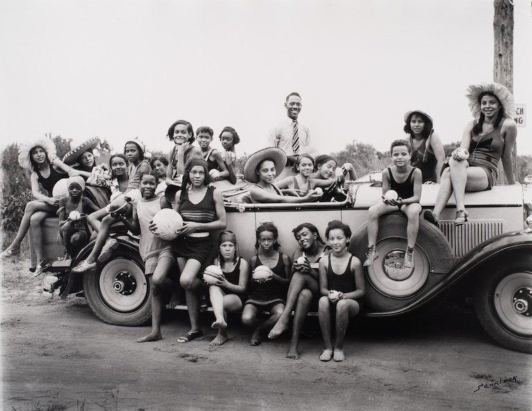 Picnic Group, Highland Beach, Maryland c. 1931, printed 1982. Gelatin silver print.