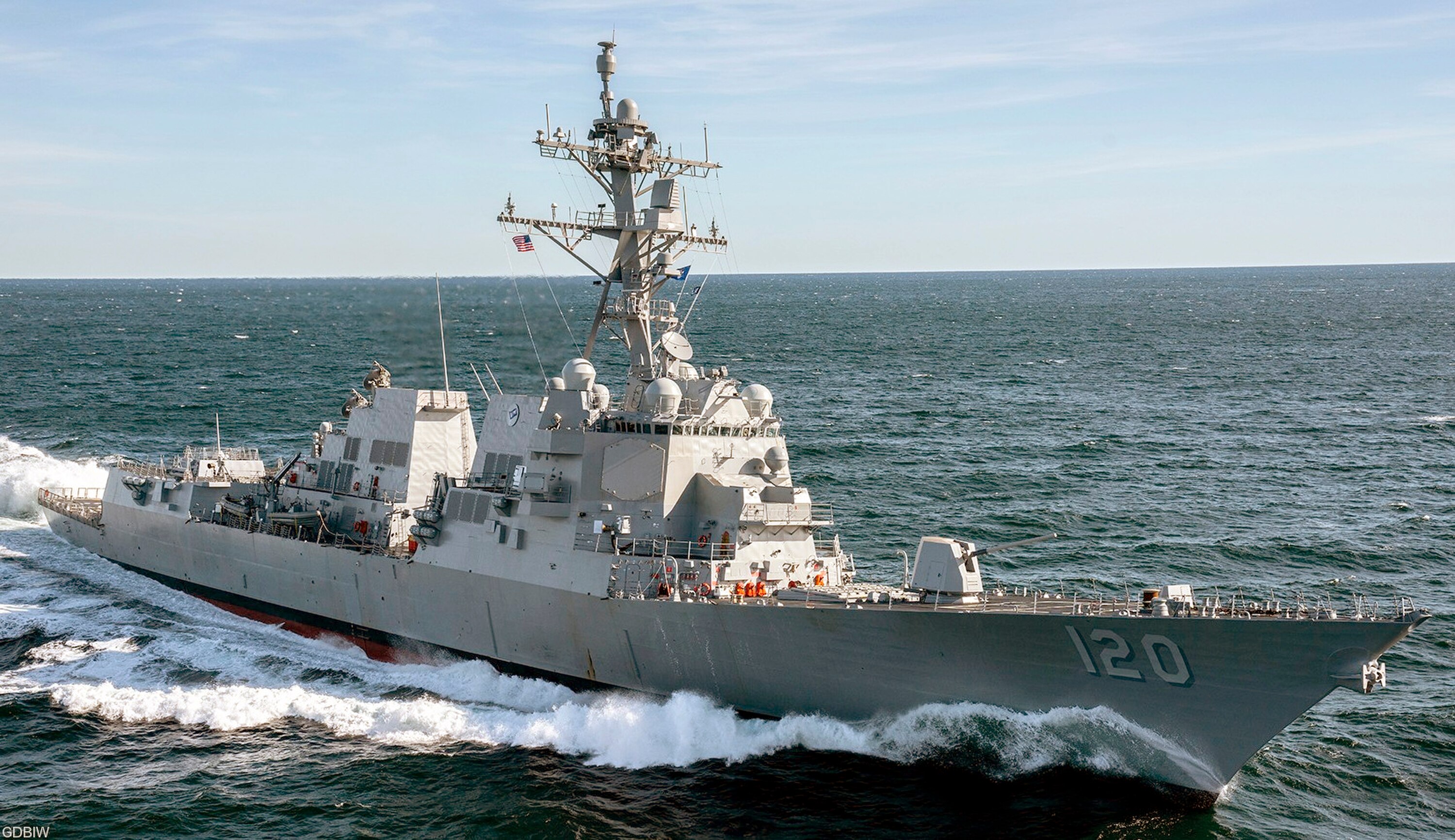 The SSS Carl M. Levin is a Type, class: Guided Missile Destroyer.  The Ships Motto: TENACIOUS IN THE FIGHT