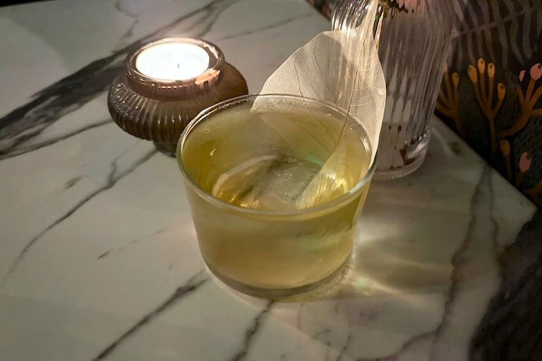 The Ghost Ride from Mama Koko’s gets its fragrance from cardamom orgeat, lime and Angostura bitters.
