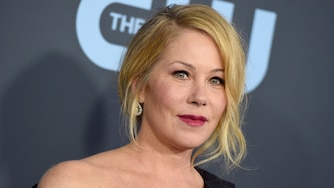 FILE - Christina Applegate arrives at the 25th annual Critics' Choice Awards on Jan. 12, 2020, in Santa Monica, Calif.