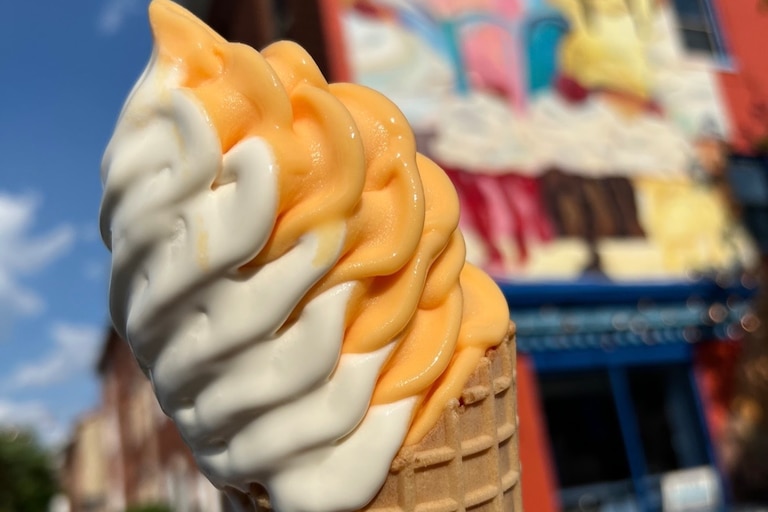 The orange dreamsicle Dole Whip twist from Bmore Licks.