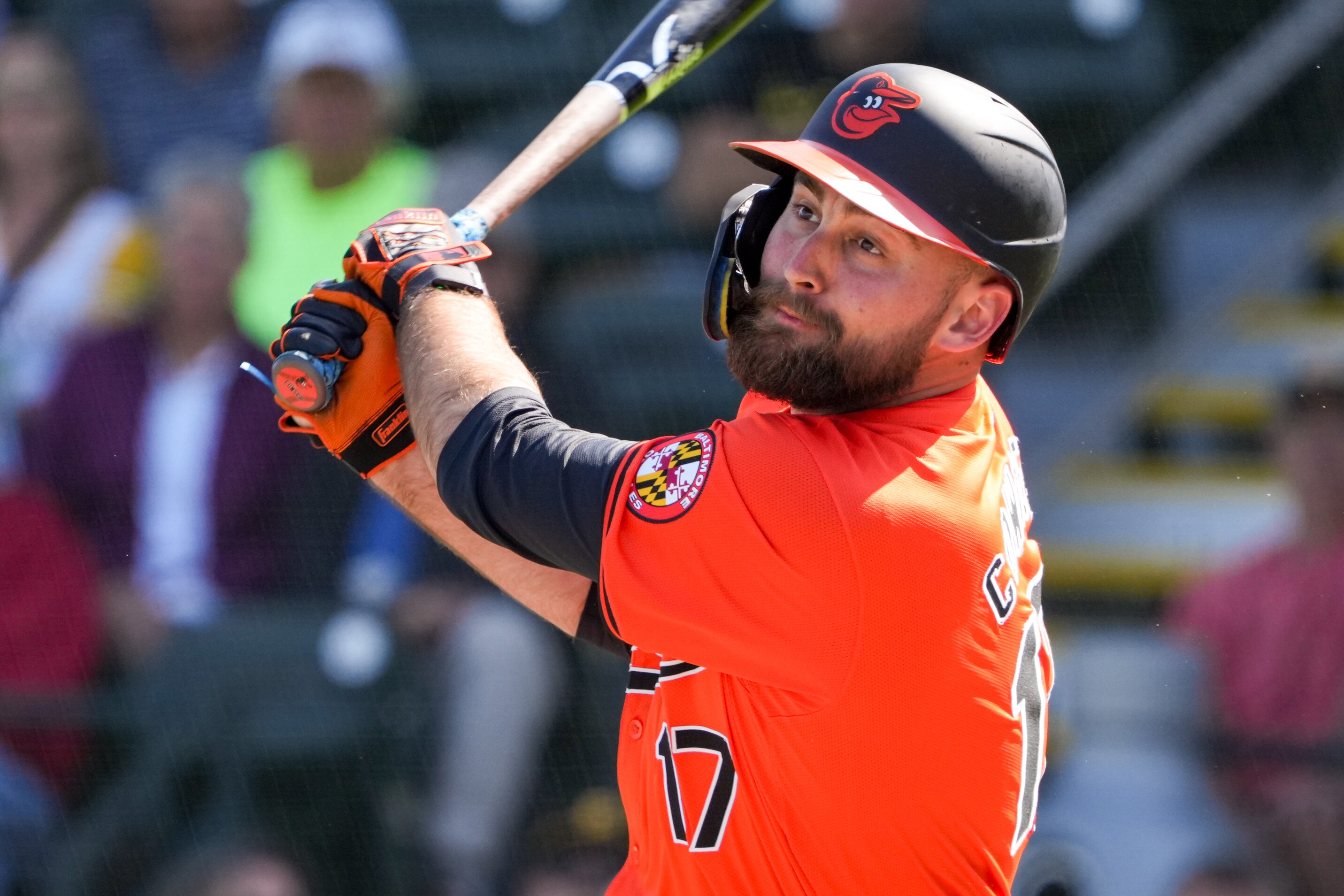 Outfielder Colton Cowser hit .115 in 61 at-bats in the major leagues last year.