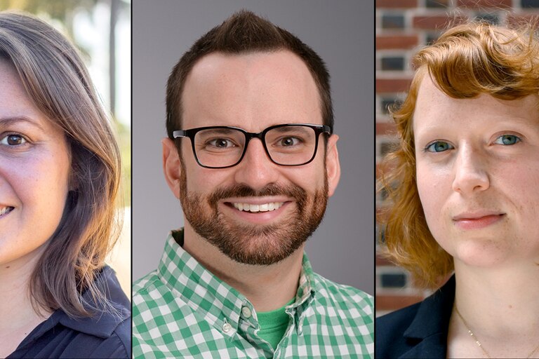 (l to r) Erika Fountain, Ph.D. Youth Justice and System Innovation Program Manager at OJJDP, Jeff Kukucka, Associate Professor of Psychology Towson University and Johanna Hellgren, Ph.D. is an Assistant Professor of Psychology at the University of New Haven.