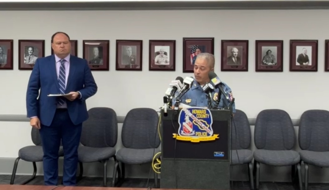howard county police chief gregory der school superintendent bill barnes teen charged homicide