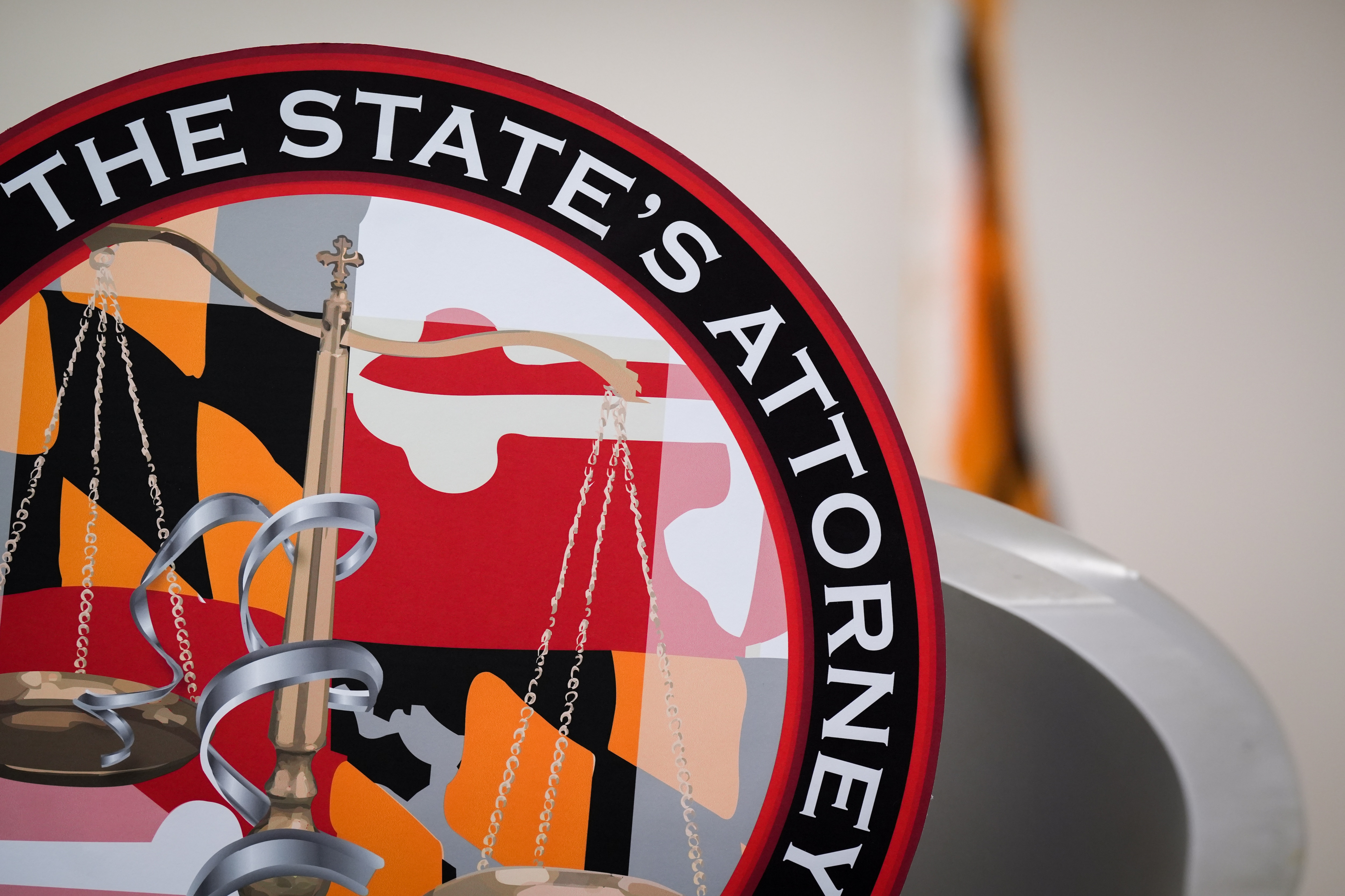 Baltimore City State’s Attorney Ivan Bates answers questions during a press conference in his office on 1/20/23. Office of the State’s Attorney for Baltimore City art.