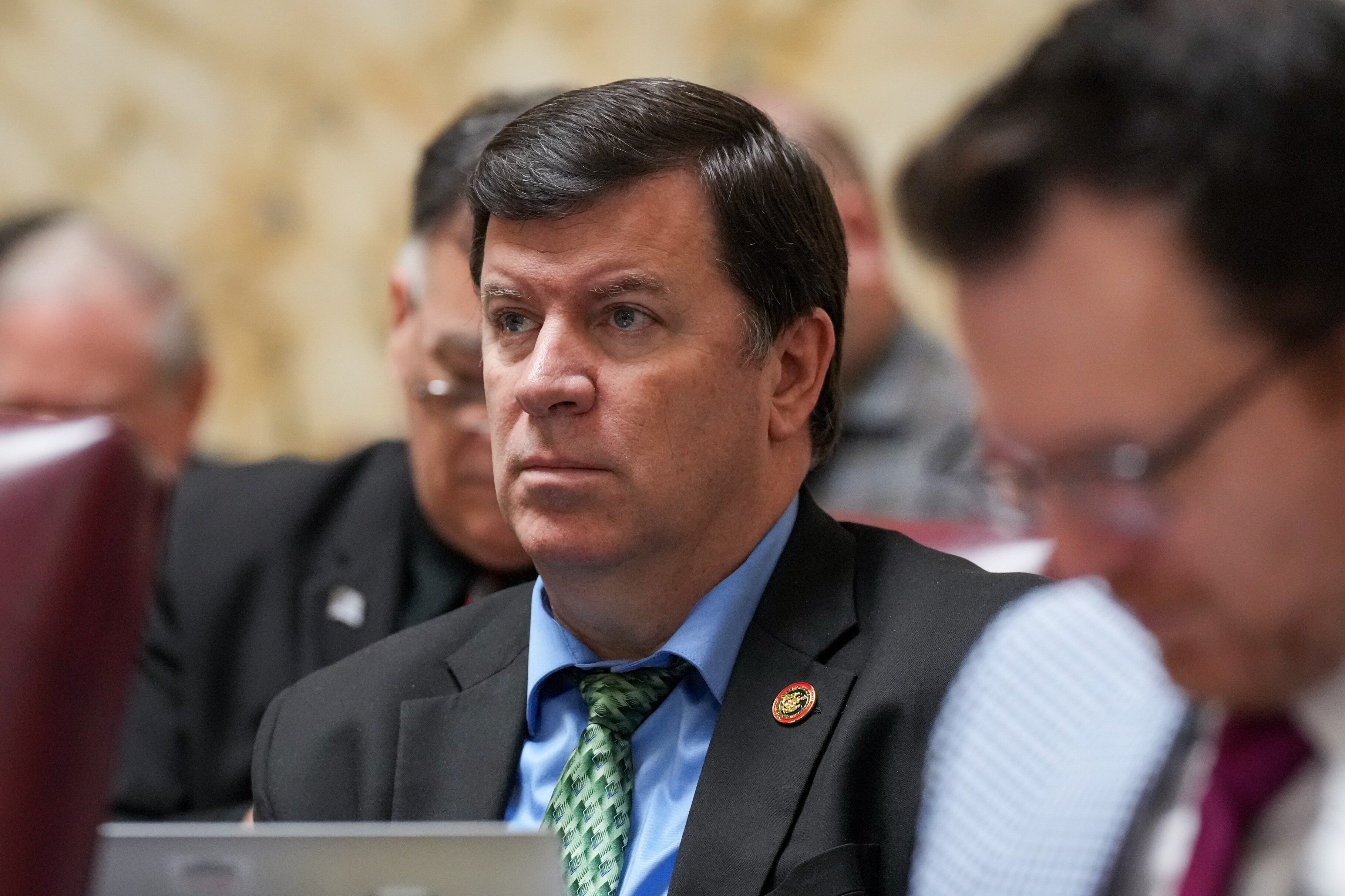 Sen. Bryan Simonaire, an Anne Arundel County Republican, is proposing a bill to modify Maryland’s state of emergency laws following the collapse of the Francis Scott Key Bridge earlier this week.