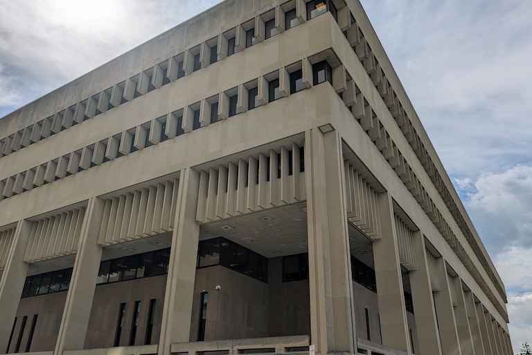The Baltimore County Orphans Court conducts its hearings in a series of small courtrooms on the fifth floor of the county courthouse in Towson.