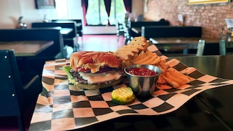Canton's HappyJack Tavern began offering $12 smashburgers at lunch a few weeks ago.