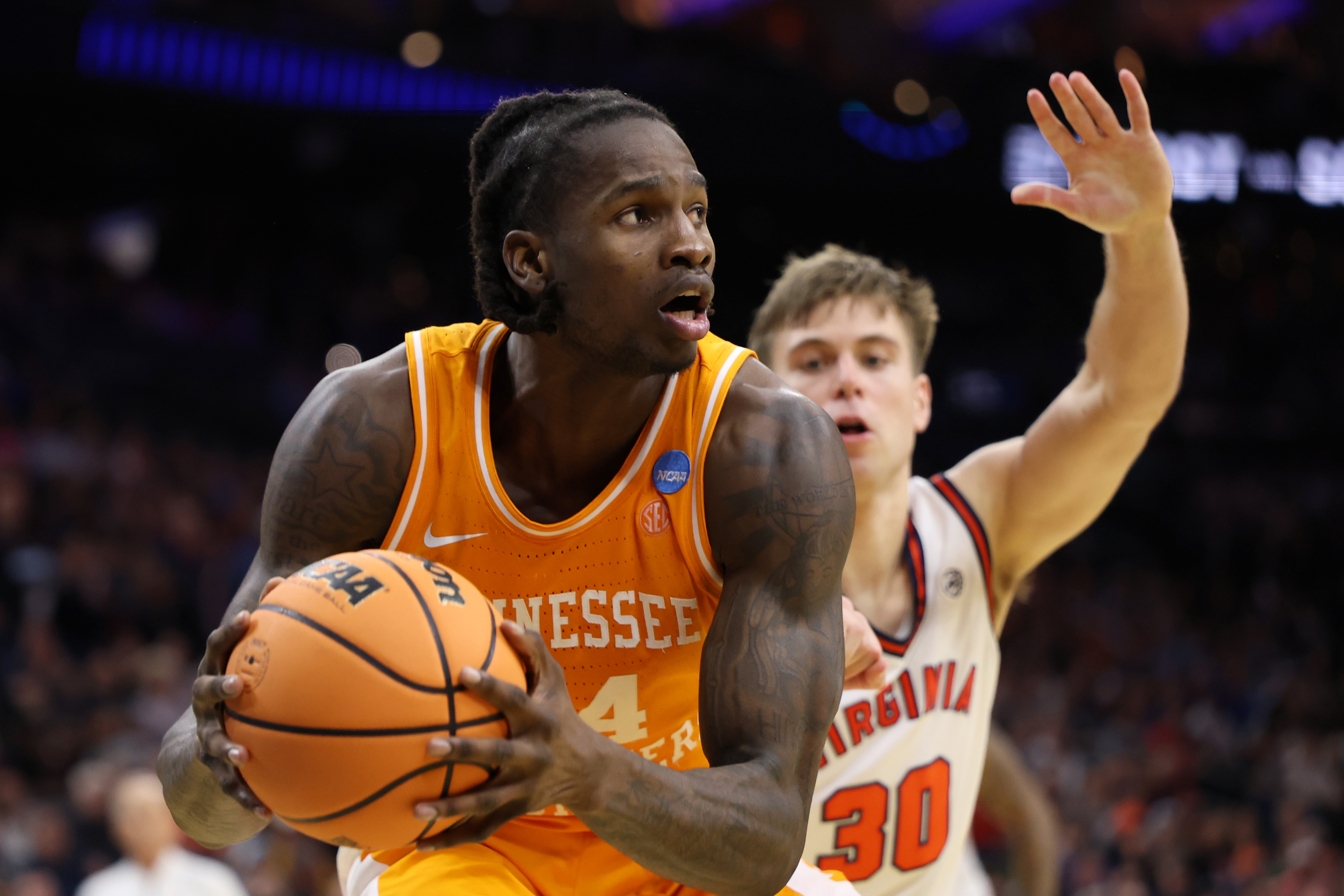 The 6-11 Felix Okpara is regarded as an elite rim protector. 