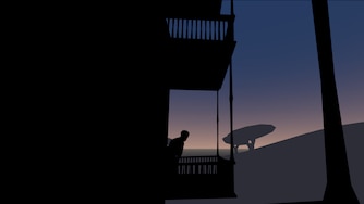 "Returning #1" is a frame from Baltimore-based artist Aaron Oldenburg's "Night Walks," which is on display in an exhibit of his works at Laurel's Montpelier Arts Center.