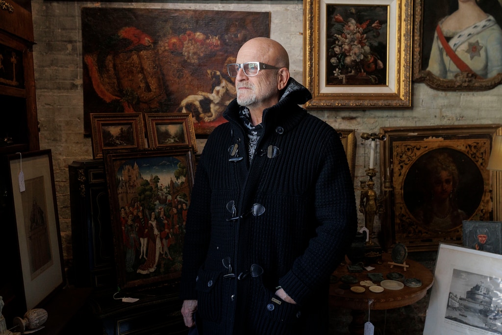 Thursday, Feb. 12, 2026, in Baltimore , MD— David Wiesand, owner of House Demiurge in Mount Vernon.