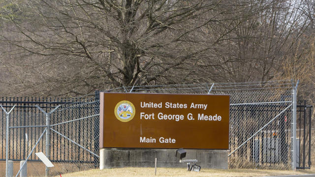 The main gate of Fort Meade in northwestern Anne Arundel County.