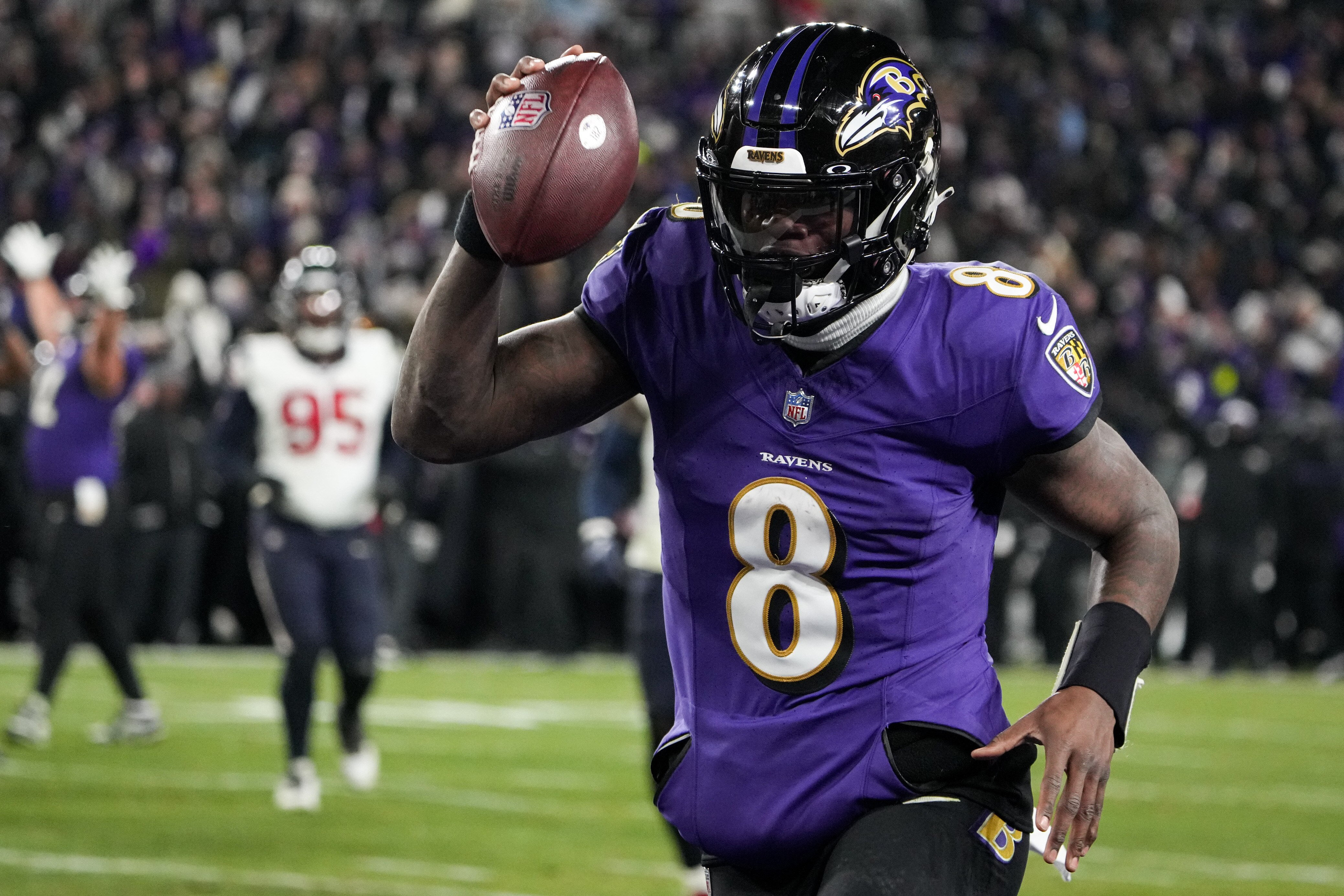 Quarterback Lamar Jackson’s substantial salary looms over all offseason attempts by the Ravens to comply with the salary cap.