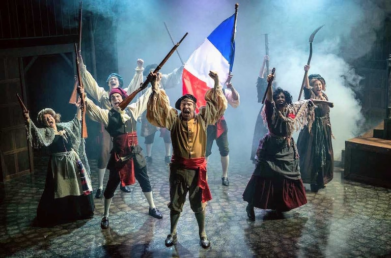 The Classic Theatre of Maryland's "A Tale of Two Cities" features a cast of nine who take on 37 roles.