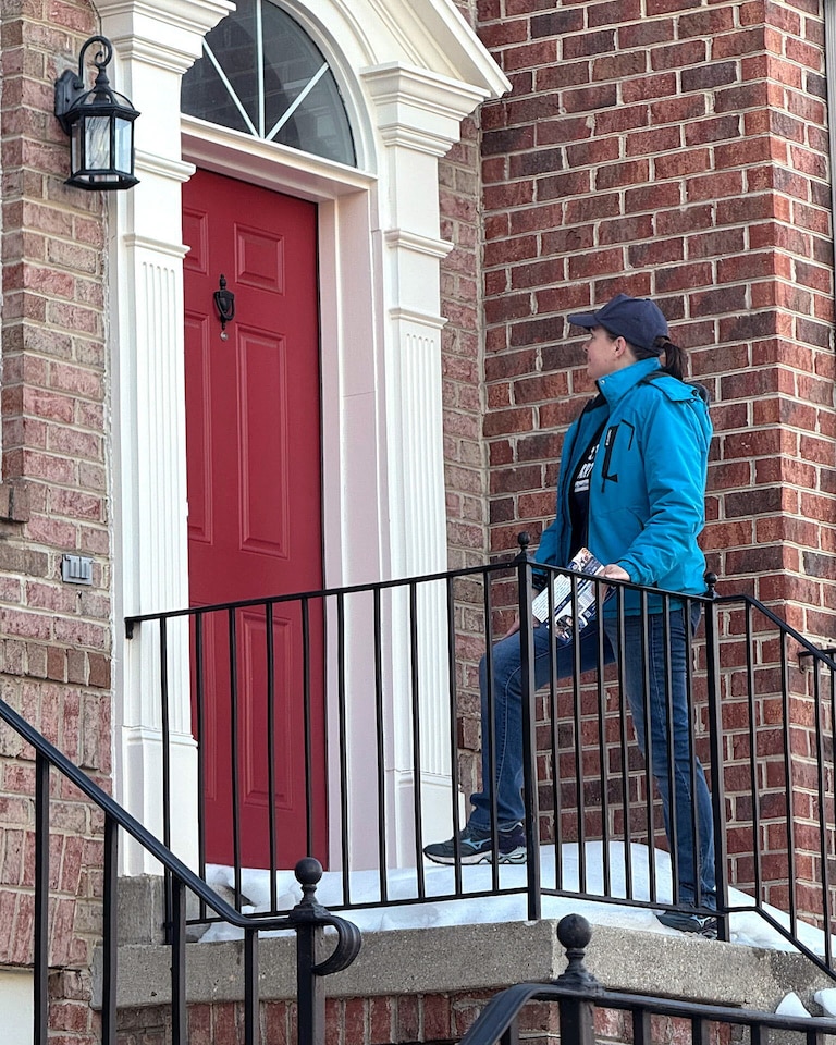 Democrat Cat Carter has knocked on more than 6,000 doors throughout her campaign for Howard County Council District 5.