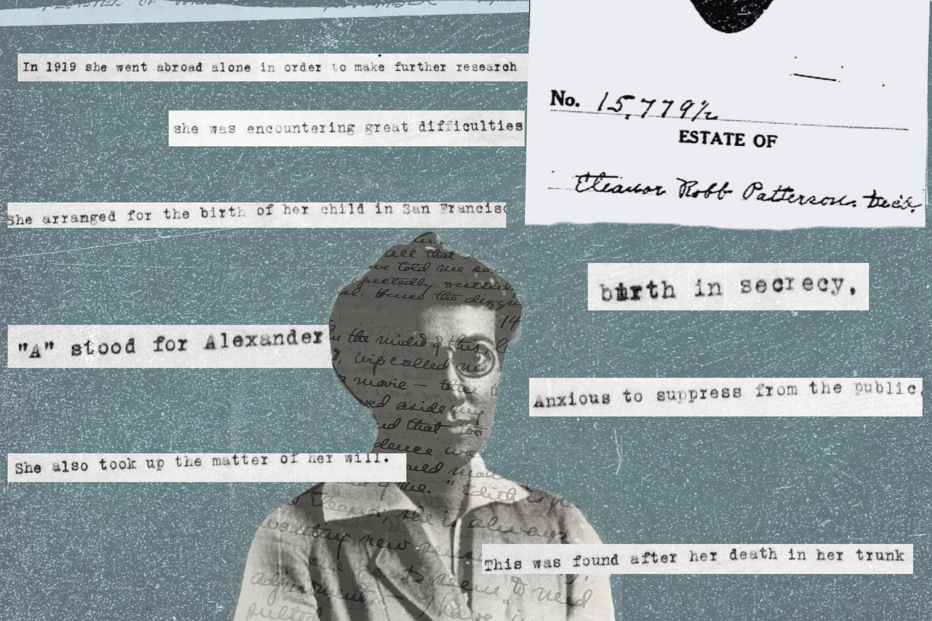 (Stokely Baksh/The Baltimore Banner. Original photo from Eleanor Robb Patterson's U.S. passport application.)